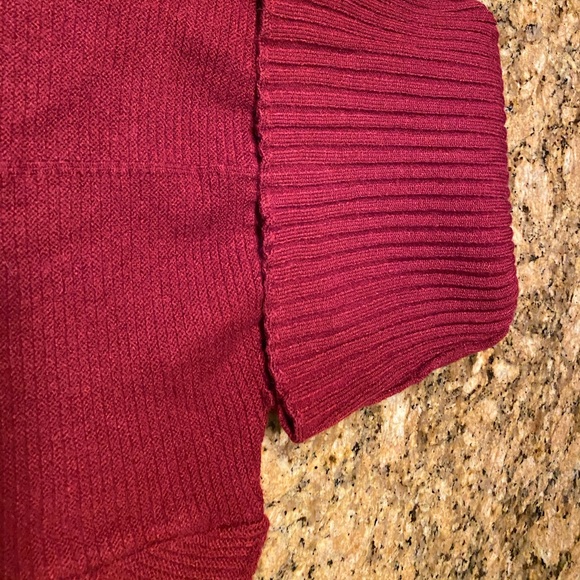 Red Coral Turtleneck Sweater Tunic - Picture 2 of 10